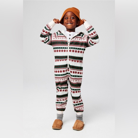 Fabletics Other - Fabletics Christmas The Kids Go-To Onesie Sz 2T